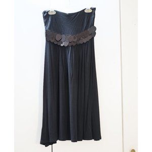 Black Mini Tube Dress Strapless Summer Beach Dress